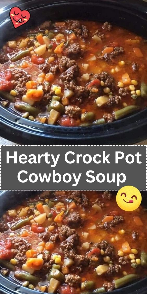 Hearty Crock Pot Cowboy Soup